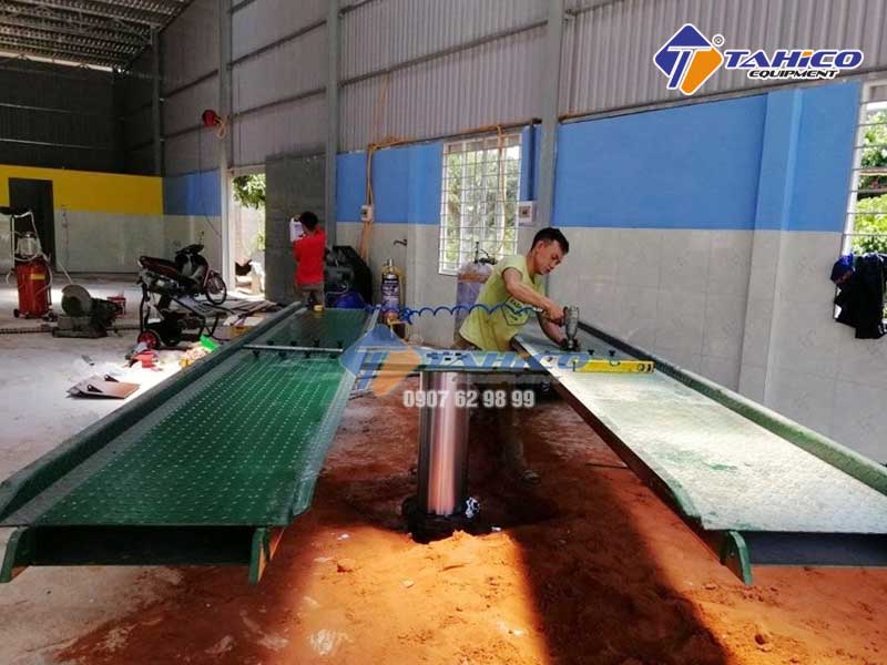 Công trình lắp đặt tiệm rửa xe ô tô của anh Trí tại Bình Thuận