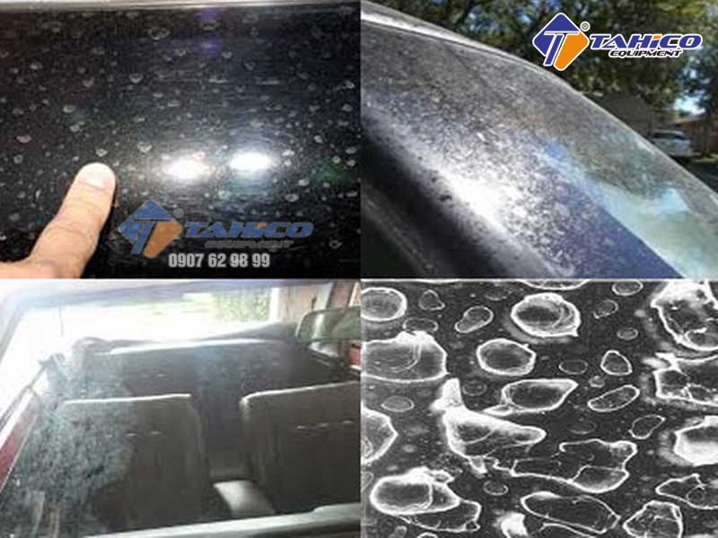 Dung dịch tẩy ố kính xe ô tô Ventek 20l 11 Các vết ố kính trên ô tô