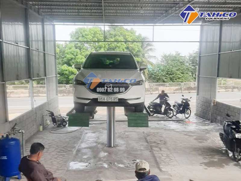 Lắp đặt tiệm rửa xe anh Dũng tại Sông Lũy - Bình Thuận